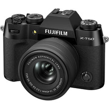 Load image into Gallery viewer, Fujifilm X-T50 Mirrorless Camera with XC 15-45mm F/3.5-5.6 Lens (Black)