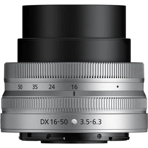 Nikon Z 16-50mm f/3.5-6.3 VR Lens Silver