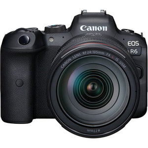 Canon EOS R6 with RF 24-105mm f/4L IS USM Lens (No Adapter)
