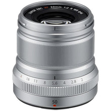 Load image into Gallery viewer, Fujifilm XF 50mm f/2 R WR Lens (Silver)