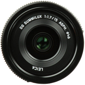 Panasonic LEICA DG SUMMILUX 15mm F1.7 ASPH Lens Black (HX015)