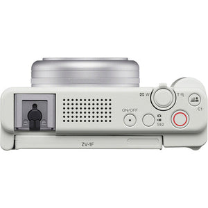 Sony ZV-1F Vlogging Camera (White)
