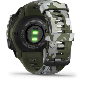 Garmin Instinct Solar Camo Edition GPS Watch (Lichen, 010-02293-56, SEA)
